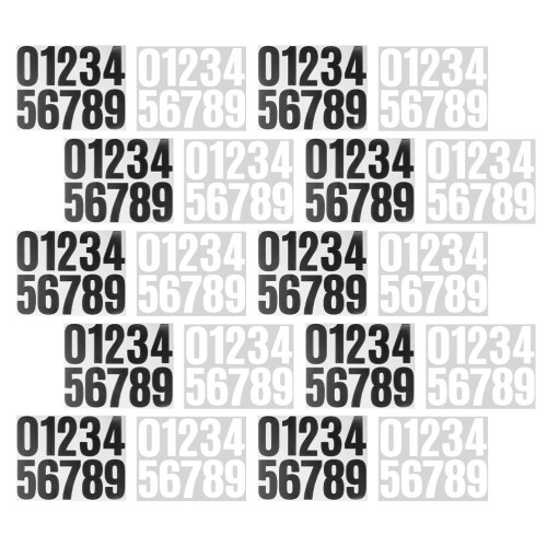 Weather Resistant House Numbers Decals for Doors and Mailboxes 2