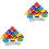 2Sets Interaktive Kinder Stapelbecher - Und Spielset 5