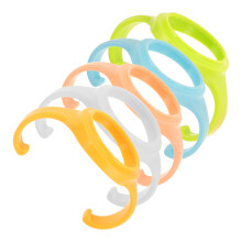 5Stk Ergonomische Babyflaschen- Kunststoff Für Neugeborene Bunt