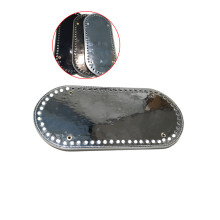 3Pcs Silver Handmade Bag Bottom Shaper Pad Durable PU for Bags