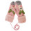2Paare Kuschelige - Kunstlammwolle in Pink 1