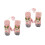 2Paare Kuschelige - Kunstlammwolle in Pink 8