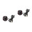 2Pcs Black Mini Clock with Night Glow for Dashboard Decor 4