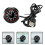 2Pcs Black Mini Clock with Night Glow for Dashboard Decor 10