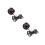 2Pcs Black Mini Clock with Night Glow for Dashboard Decor 9
