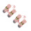 2Paare Kuschelige - Kunstlammwolle in Pink 9