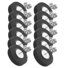 80Pièces Base Boucles D'oreilles Bois Acier DIY Style Européen