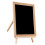 3Pièces Chevalet Noir Bois Tableau Effaçable Pour Enfants 3
