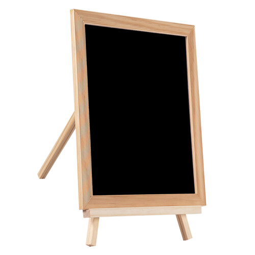 3Pièces Chevalet Noir Bois Tableau Effaçable Pour Enfants 2