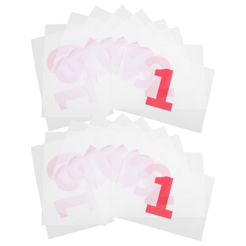 50Pièces Dossards Running Réutilisable Pour Compétition