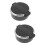 2Pièces Cendrier Portable Noir Couvercle Anti-Poussière 9