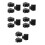 15Pièces Adaptateur Ethernet Double Pour Multiconnexion Rj45 4