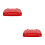 2Pièces Couvercles Rouge Usage Extérieur 5
