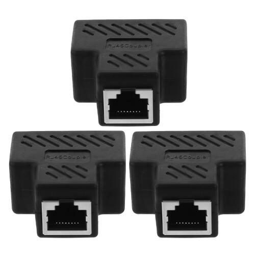 15Pièces Adaptateur Ethernet Double Pour Multiconnexion Rj45 1