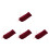 4Pièces De Violon Rouge En Tissu Résistant Pour Rangement 5