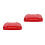 2Pièces Couvercles Rouge Usage Extérieur 4
