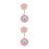 2Pièces Étirable Infirmière Silicone Rose Cartoon 4