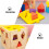 2Ensembles Blocs Éducatifs En Bois Boîte De Rangement Beige 8