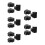 15Pièces Adaptateur Ethernet Double Pour Multiconnexion Rj45 8