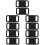 10Pièces Coque Silicone Tracer Noire Résistante Usage Extérieur 6