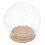 3Pièces Dome Verre Transparent Pour Vitrine Ornements 1