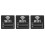 3Pièces Stickers WiFi Noir Pour Décor Maison Commerce 6