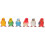 24Pièces Jouets Perroquets Plastique Multicolores Décor Enfants 3