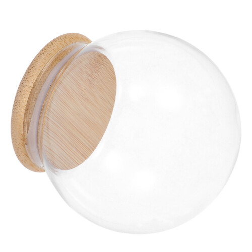 3Pièces Dome Verre Transparent Pour Vitrine Ornements 2