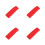 4Pièces Protections Levier Silicone Rouge Universelles 8