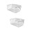 2Pièces Grilles Drainage Toit Acier Inox Argent Durable 8