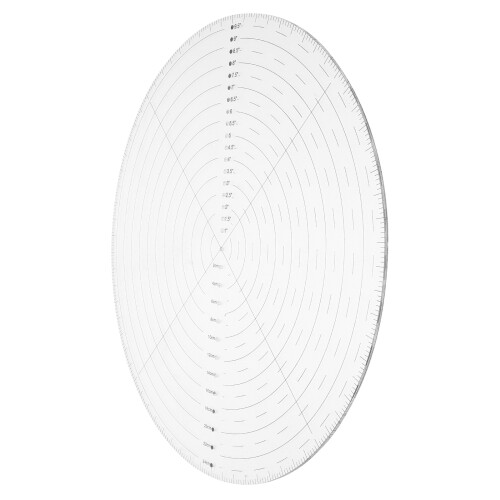 5Pièces Modèles Circulaires En Transparent Pour Quilting 2