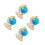 4Pièces Globe Sensoriel Bois Enfants Enseignement DIY 8
