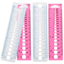 16Pièces Règles Plastique Couture Tricot Accessoires Couleurs Vives