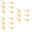 18Pièces Modèles Fossile ABS Beige Jouet D’assemblage Enfant 9