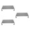 3Pièces Support Écran Aluminium Design Élégant Pour Usage Bureau 5
