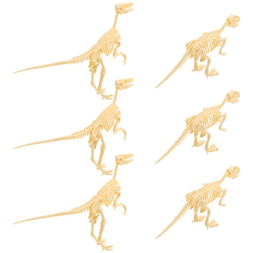 18Pièces Modèles Fossile ABS Beige Jouet D’assemblage Enfant 2