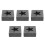 5Pièces Graphite Gris Pour Fusion Métaux 5