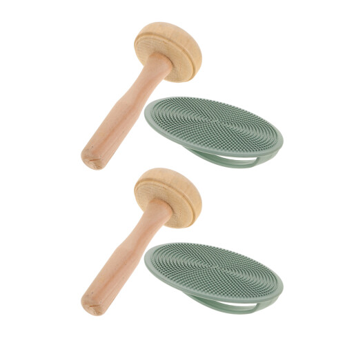 8Pièces Outils Impression Bois Plastique Pour Artisanat Gravure 2