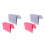 4Pièces Conteneurs Suspendus Pour Chevet Multicolores 9