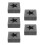 5Pièces Graphite Gris Pour Fusion Métaux 9