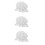 3Pièces Chapeaux Bébé Blancs Style Princesse Protection Solaire 9