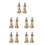 10Pièces Miniature Phare Bois Décor Vintage Océan 6