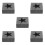 5Pièces Graphite Gris Pour Fusion Métaux 6