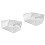 2Pièces Grilles Drainage Toit Acier Inox Argent Durable 5