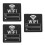 3Pièces Stickers WiFi Noir Pour Décor Maison Commerce 8