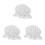 3Pièces Chapeaux Bébé Blancs Style Princesse Protection Solaire 5