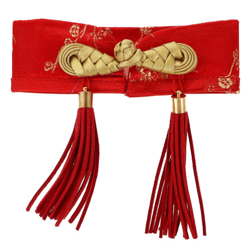 2Pièces Colliers Chinois Rouges Pour Chats, Décoratif