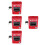 4Pièces Boutons D'alarme D'urgence Rouge Manuel Réarmable 10