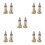 10Pièces Miniature Phare Bois Décor Vintage Océan 8