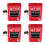 4Pièces Boutons D'alarme D'urgence Rouge Manuel Réarmable 7